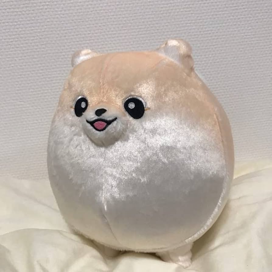 Amazon.co.jp: ふわふわポメの ぽぽち BIGぬいぐるみ